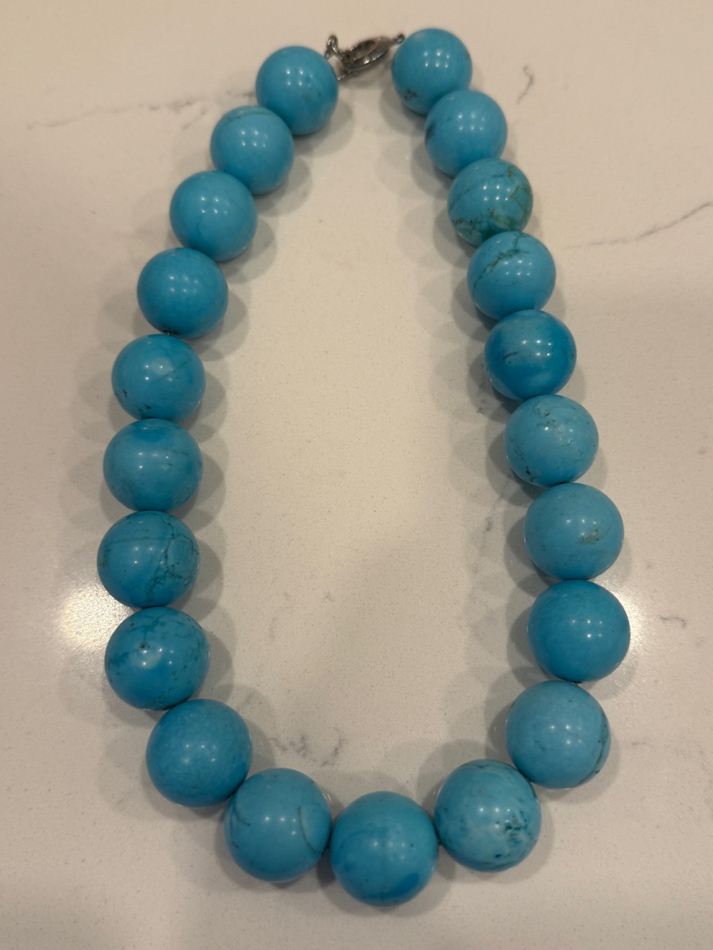 Blue Beaded Necklace